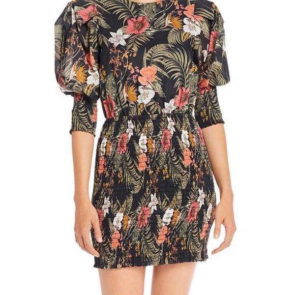 Rebecca Minkoff Geneva dress in black whip multi size XS. - Picture 3 of 4